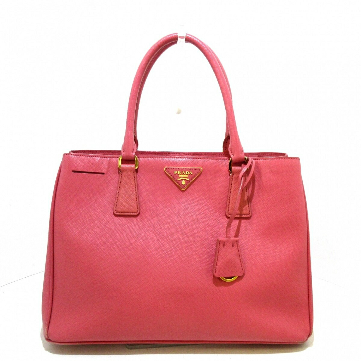PRADA プラダ ガレリアミディアムバッグ ハンドバッグ ピンク サフィアーノレザー 即納!最大半額! PRADA プラダ ガレリアミディアムバッグ ハンドバッグ ピンク サフィアーノレザー 即納!最大半額!