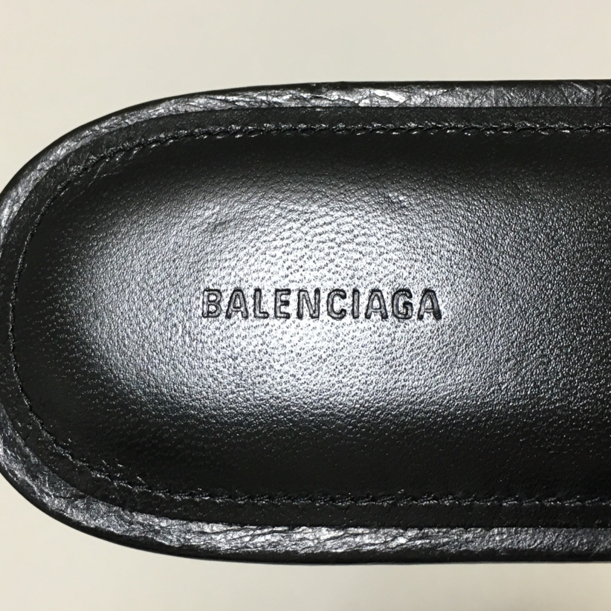 美品 BALENCIAGA(バレンシアガ) キャゴルサンダル ミュール 2022SS 黒