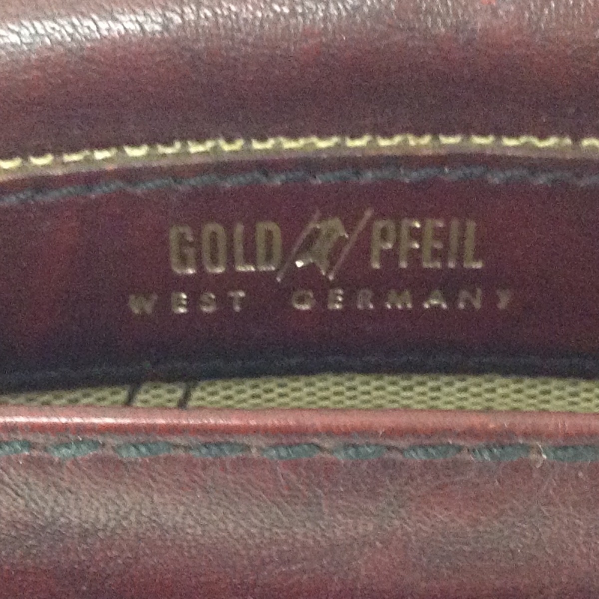 GOLD PFEIL(ゴールドファイル) セカンドバッグ ミニバッグ ボルドー