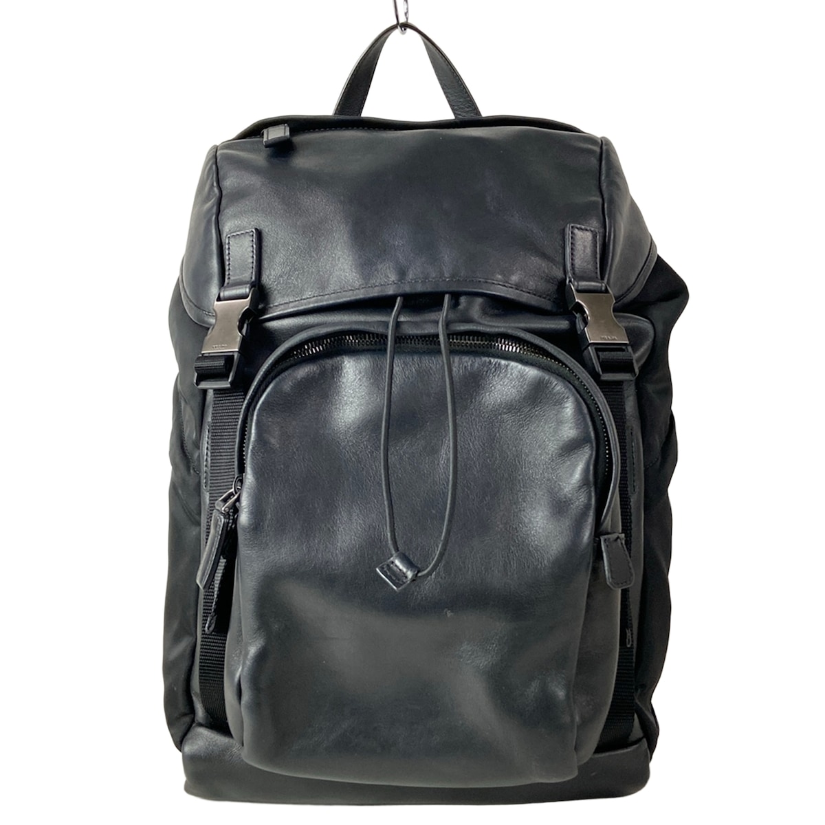 【中古】PRADA(プラダ) リュックサック 黒 レザー|ブランディア 店
