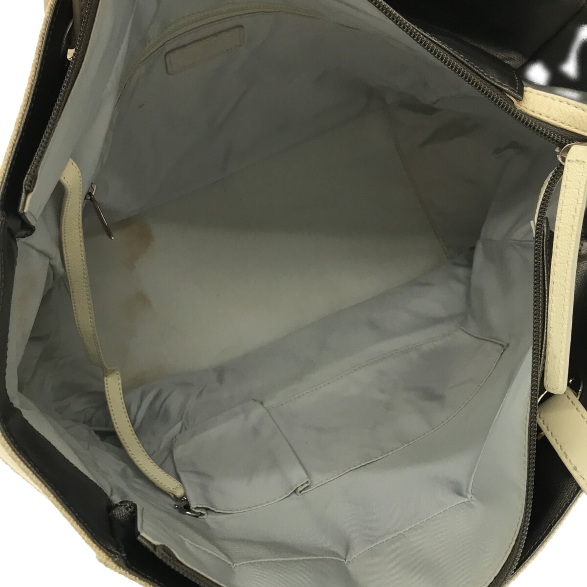 CHANEL(シャネル) パリビアリッツトートMM トートバッグ シルバー ...
