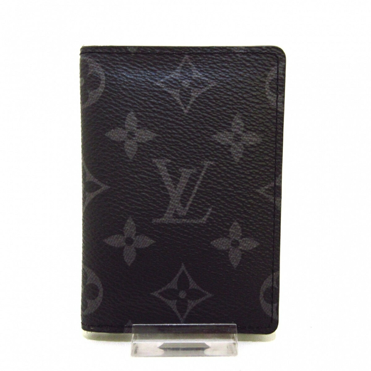 30382円 最も完璧な LOUIS VUITTON ルイヴィトン オーガナイザー ドゥ ポッシュ カードケース モノグラム エクリプス キャンバス