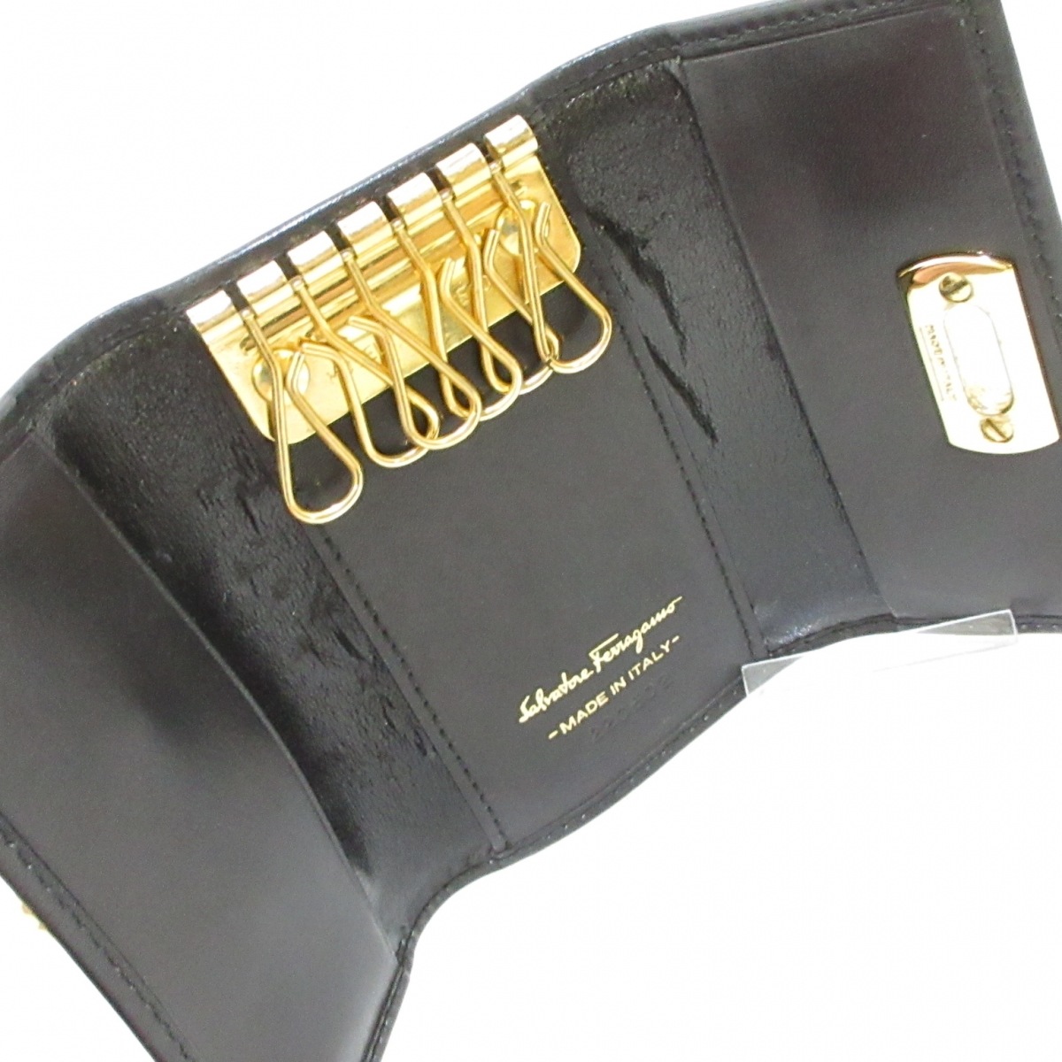 気質アップ】 SalvatoreFerragamo サルバトーレフェラガモ ガンチーニ キーケース 6連フック 黒 レザー www.prcsoftware.com 気質アップ】 SalvatoreFerragamo サルバトーレフェラガモ ガンチーニ キーケース 6連フック 黒 レザー www.prcsoftware.com