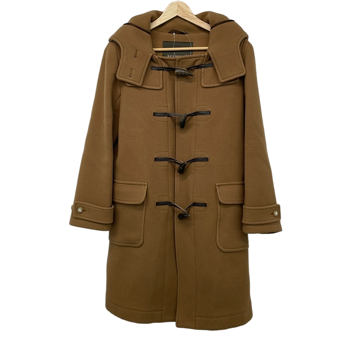 【新着】【中古】MACKINTOSH LONDON(マッキントッシュ英国の首都) ダッフルコート 長袖/冬 ともし火赤銅色×靉靆たる赤銅色