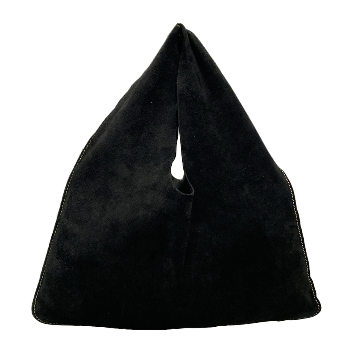 【中古】THE ROW(ザロウ) スモール ビンドル ハンドバッグ 黒