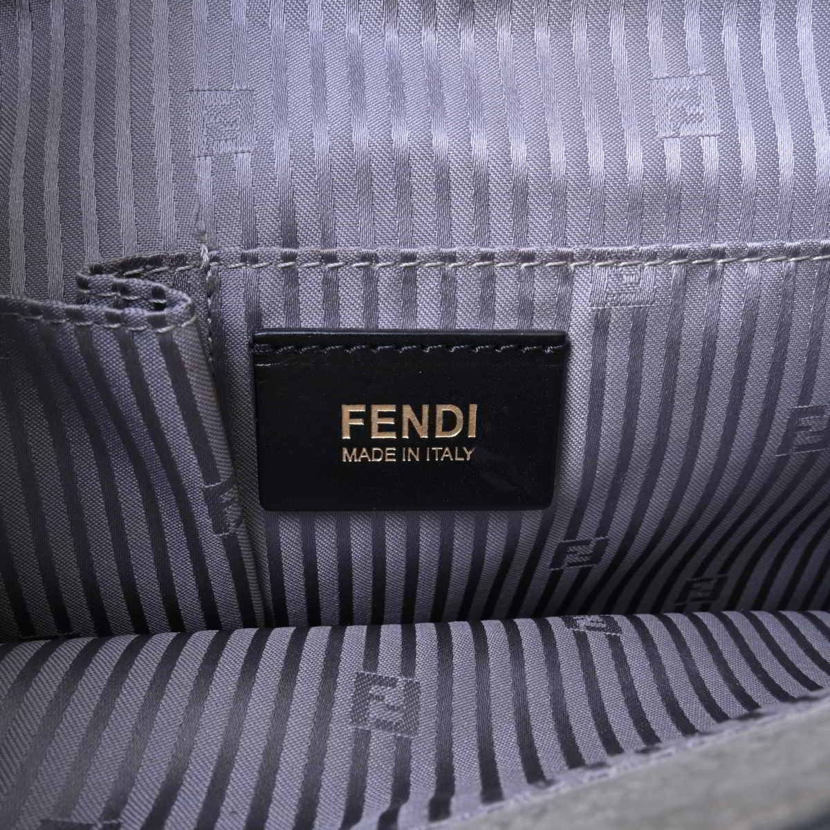 FENDI(フェンディ) トゥージュール トートバッグ グレー レザー バッグ 