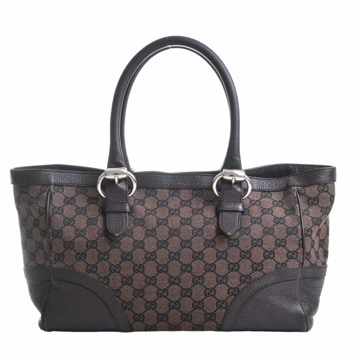 全品最安値に挑戦 GUCCI グッチ GG柄 トートバッグ ダークブラウン