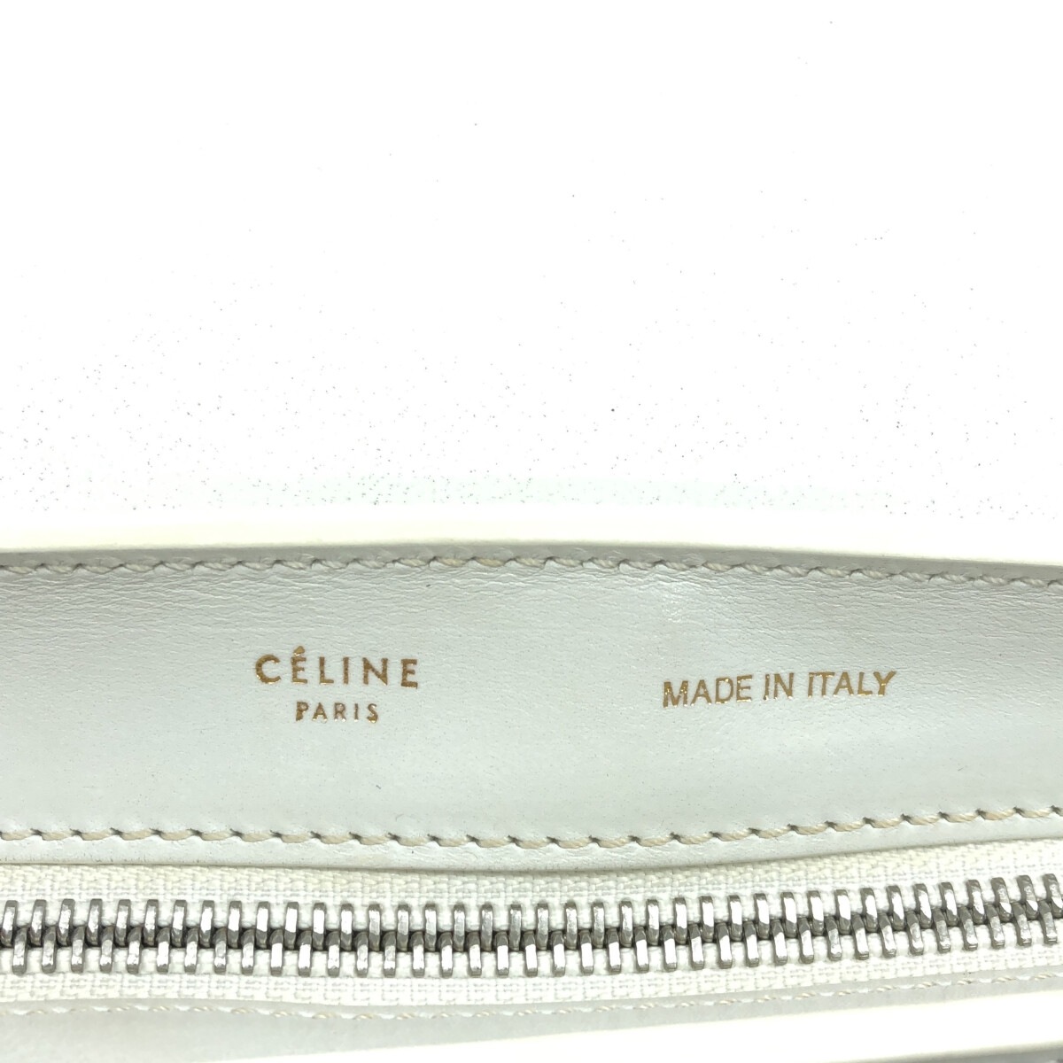 CELINE(セリーヌ) トラペーズミディアム ハンドバッグ 黒×白×ダーク ...
