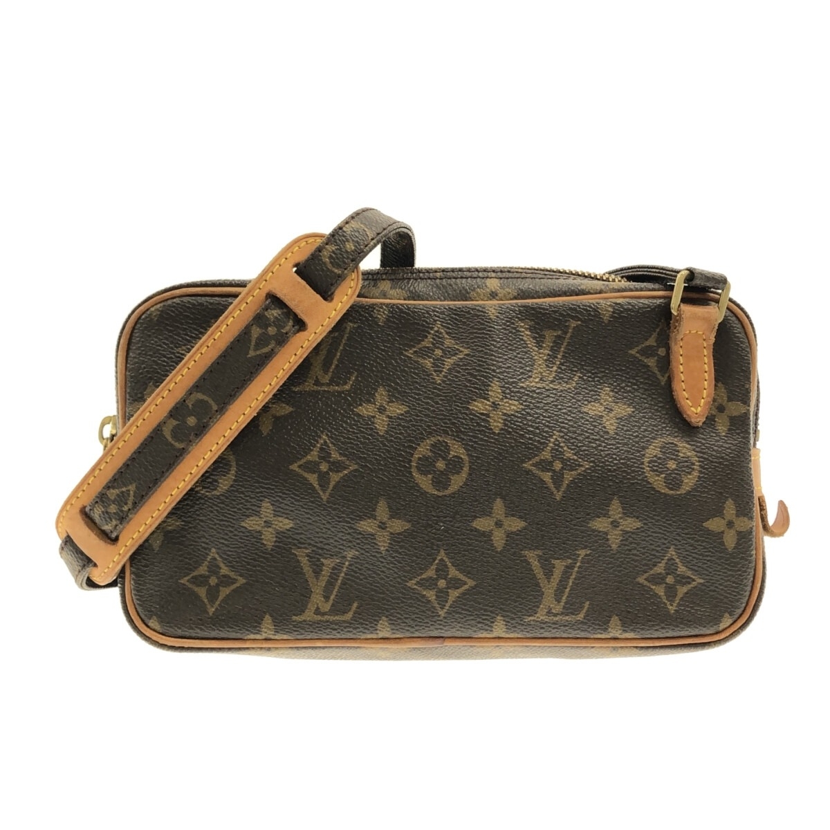 最高 LOUIS VUITTON ルイヴィトン ポシェットマルリーバンドリエール