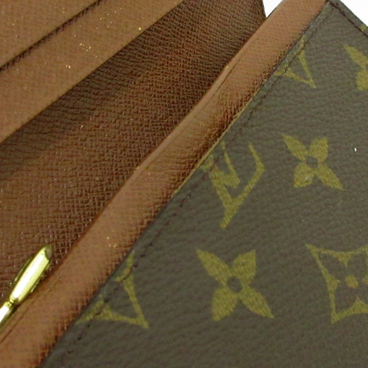 ルイヴィトン L字ファスナー財布 二つ折り T13745 Louis PVC×レザ 