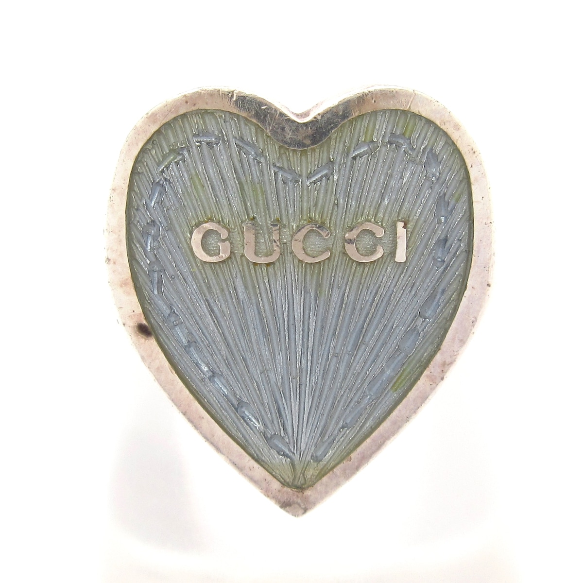 楽天市場】グッチ Gucci ハートリング シルバー 【中古】 : 質屋かん