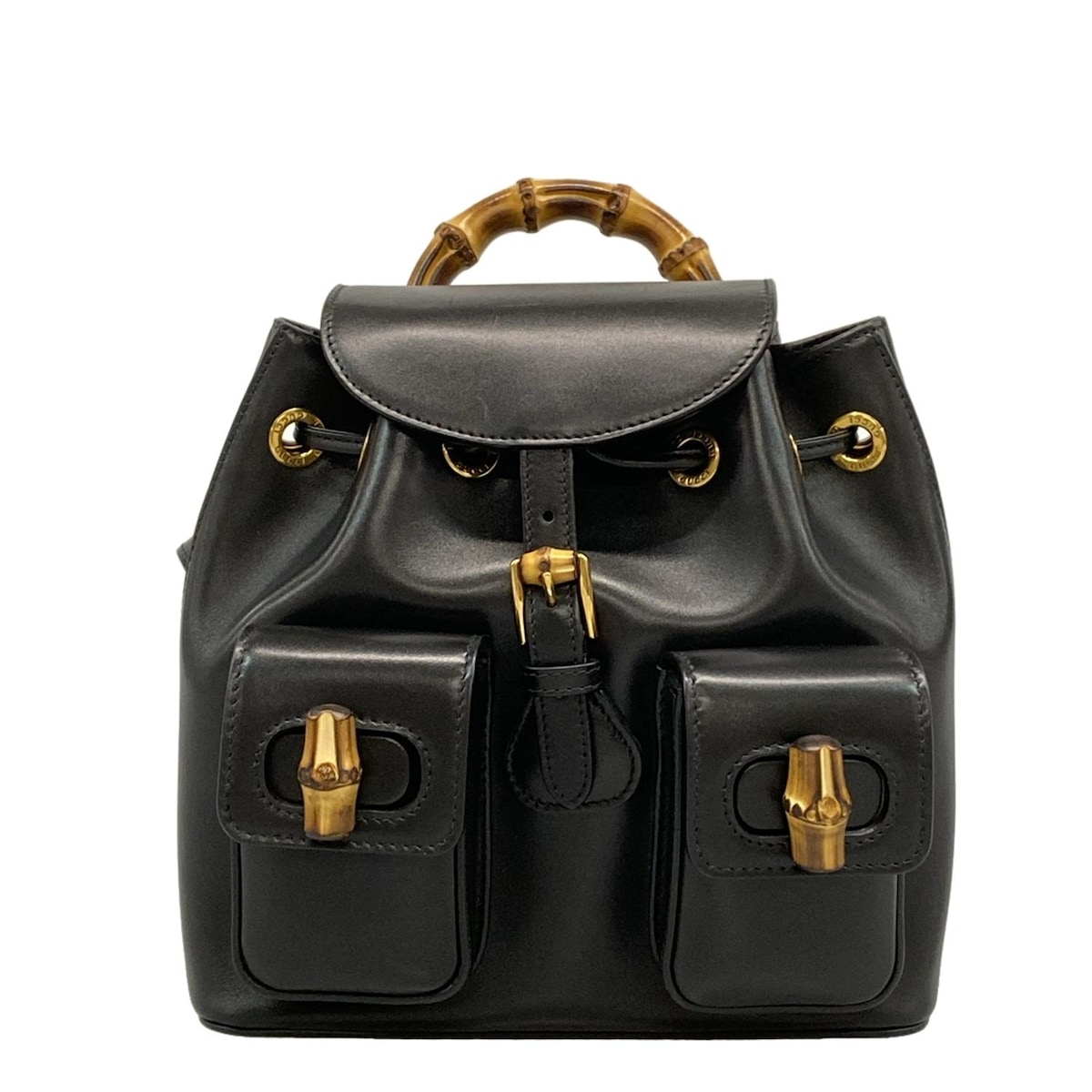 楽天市場】【中古】GUCCI オールドグッチ バンブー リュックサック