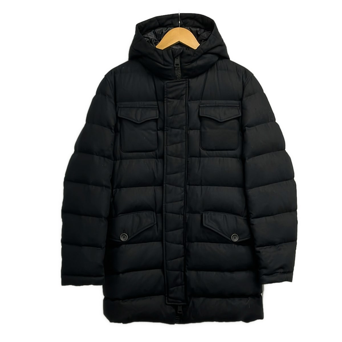 【新着】【中古】HERNO(ヘルノ) ダウンジャケット 冬物 黒