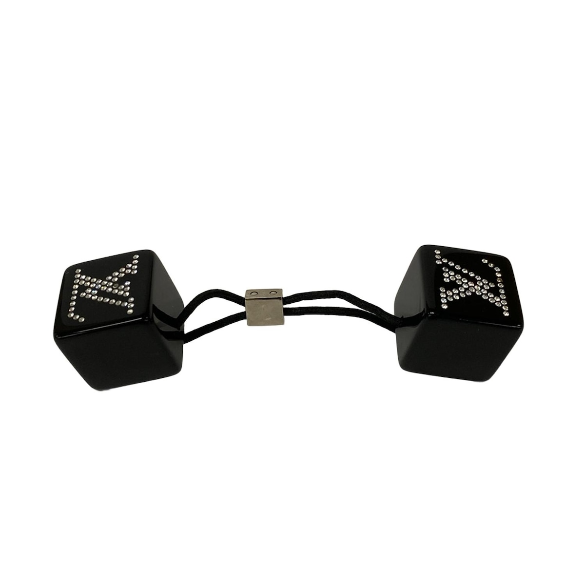 【中古】LOUIS VUITTON(ルイヴィトン) ヘアキューブ アクセサリー ヘアゴム クリア×黒 7,912円