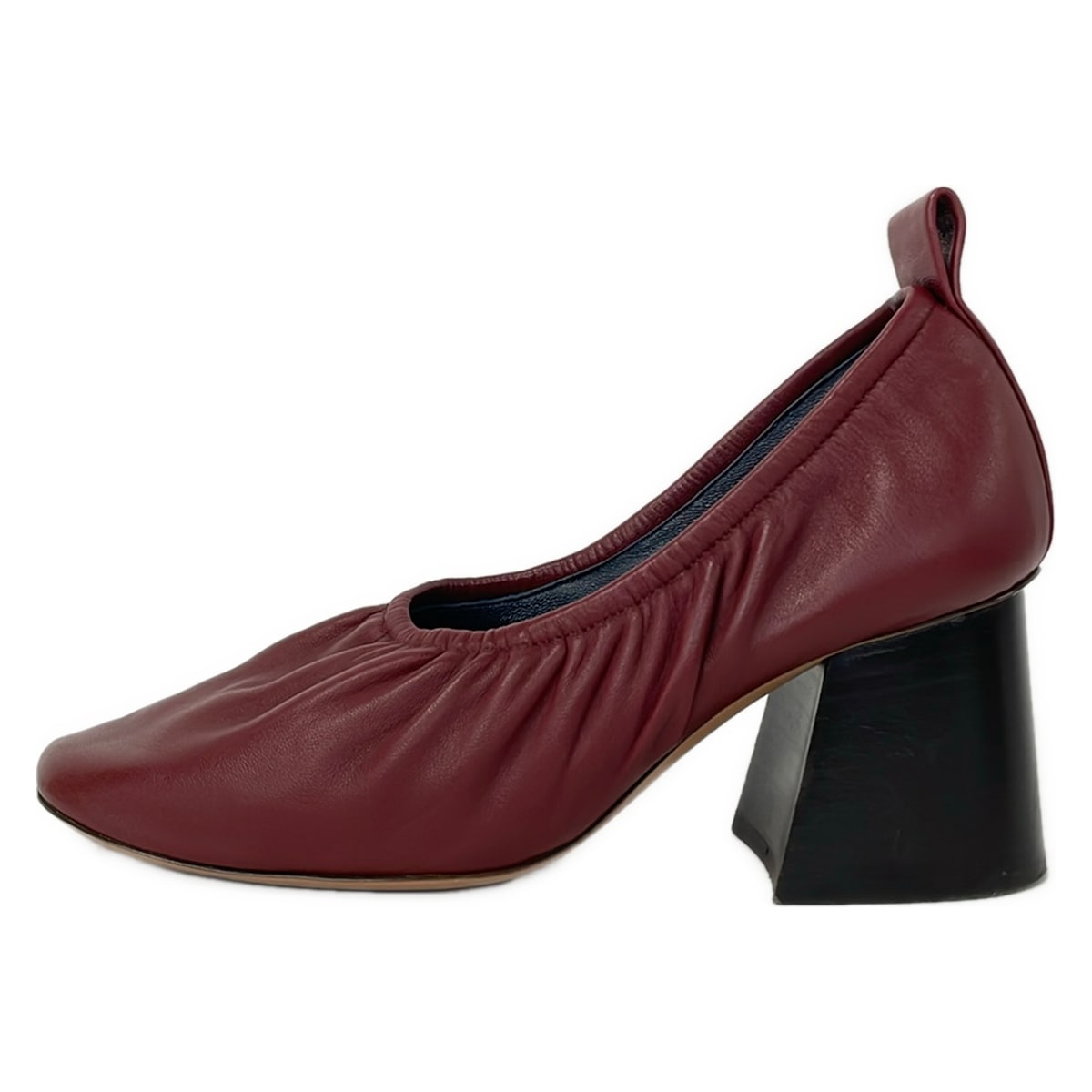 【中古】CELINE(セリーヌ) パンプス 18SS/34.5 ボルドーワイン なめし革