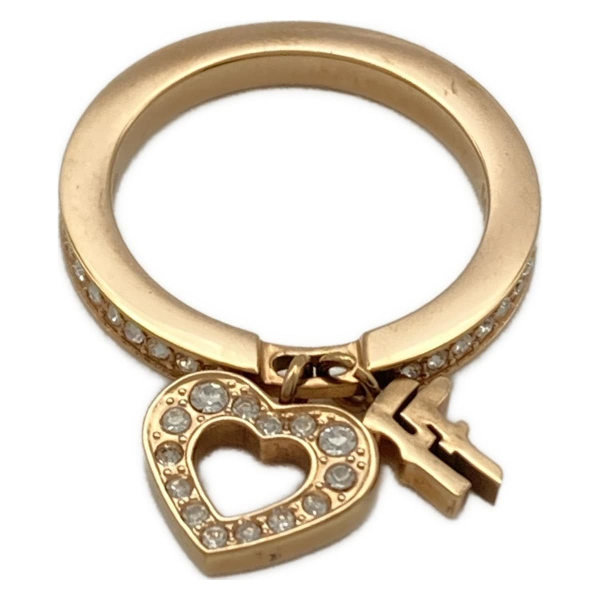 楽天市場】FolliFollie(フォリフォリ) 3連リング ハート 13号 シルバー