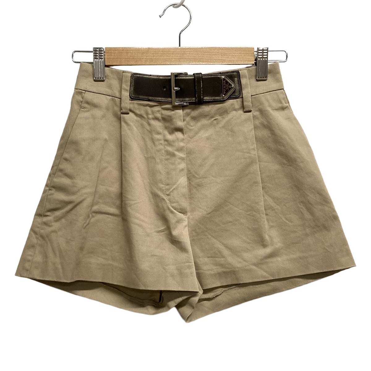 PRADA Re-nylon ナイロン ショートパンツ ベージュ 楽天市場】【中古】PRADARe-nylon ナイロンショートパンツ