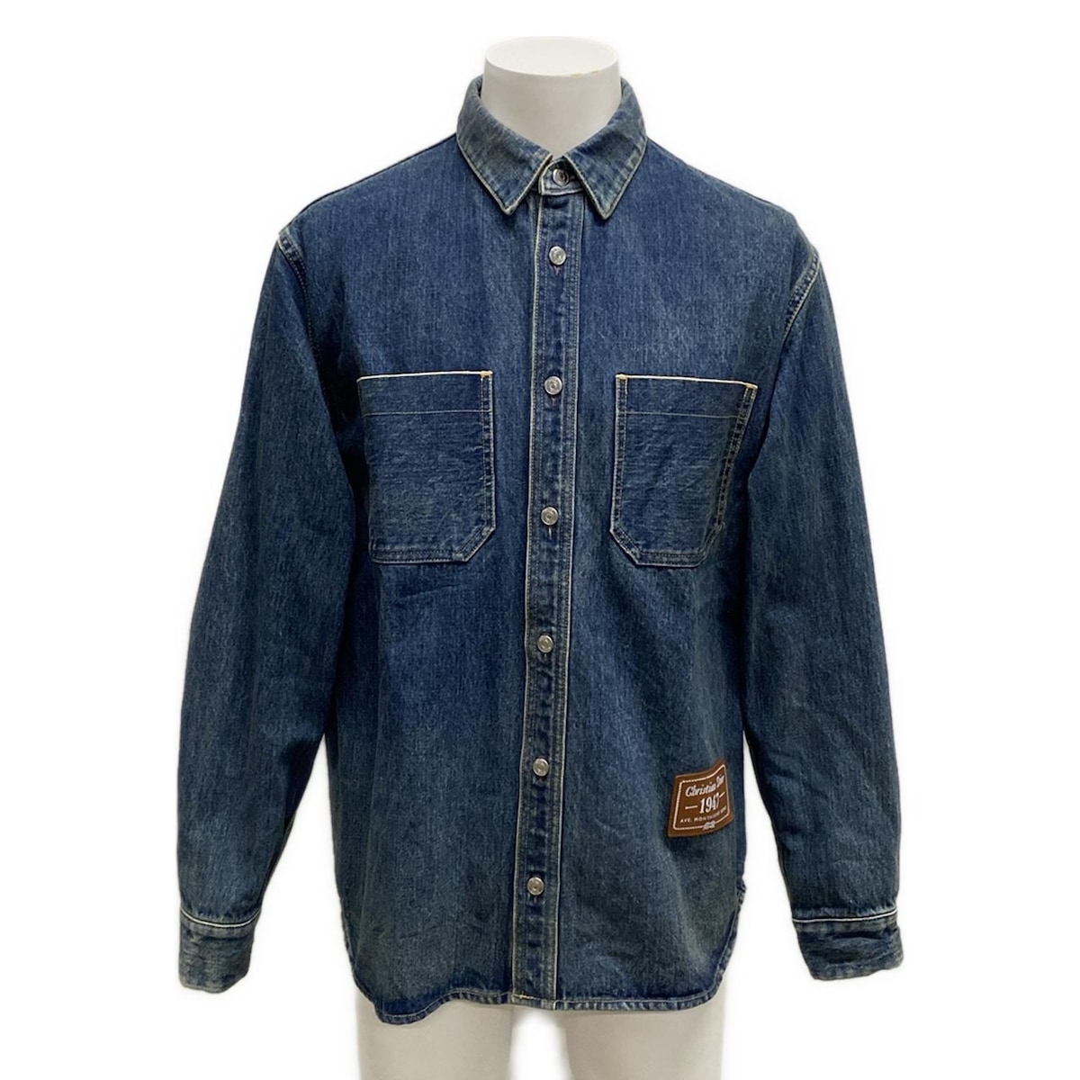 クリスチャンディオール　デニムジャケット 楽天市場】【中古】Dior ディオール ロゴジップディテールデニム