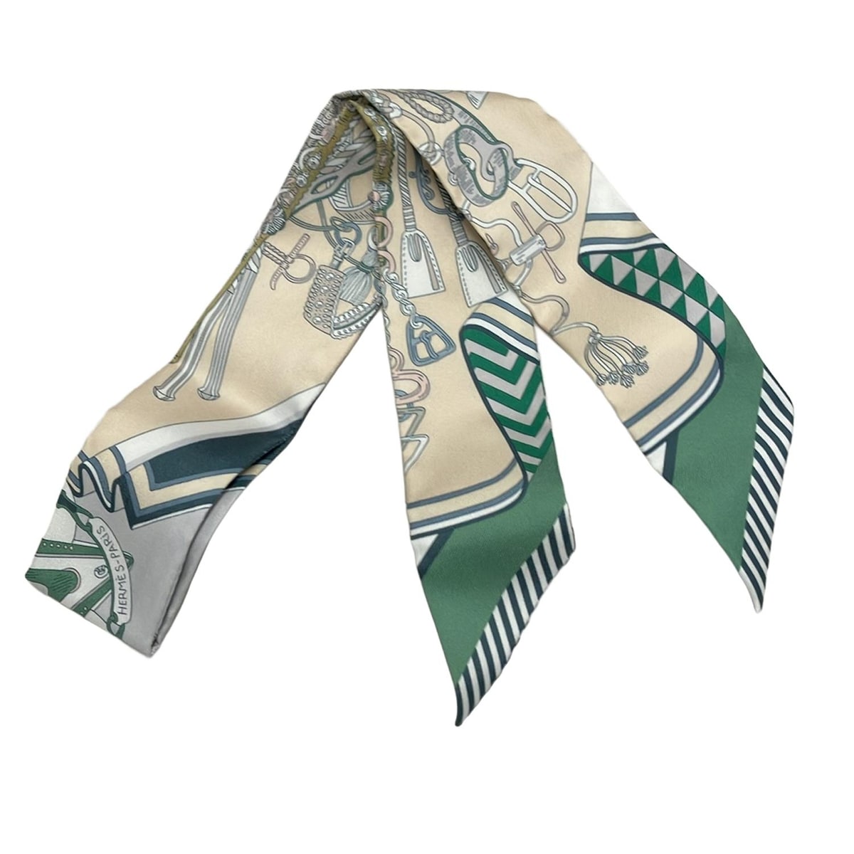 楽天市場】エルメス スカーフ ツイリー 鞍職人の花束 Bouquets Sellier