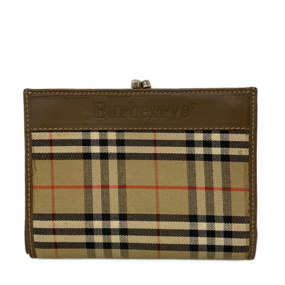 【未使用に近い】BURBERRY バーバリー 二つ折り財布 がま口 ノバチェック 楽天市場】【未使用品】【財布】BURBERRY バーバリー ノバ