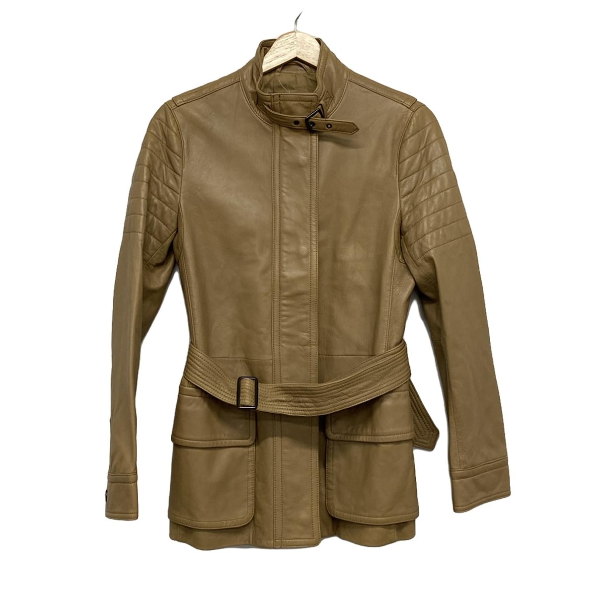 楽天市場】【中古】COACH 33779 ライダースジャケット ブラウン 革