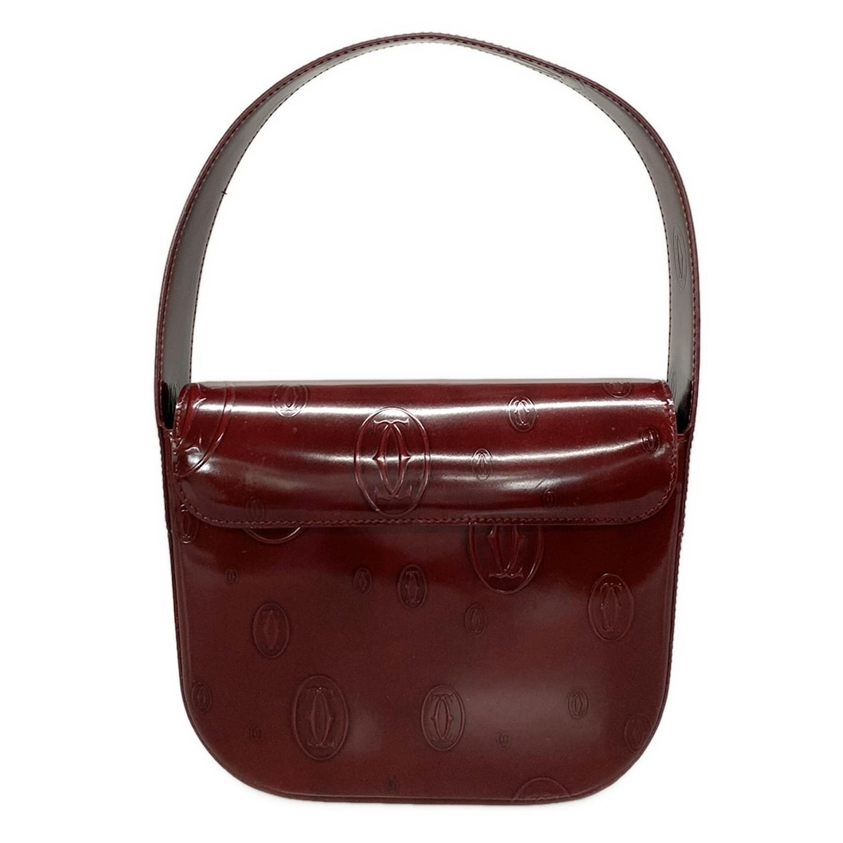 正規品 cartier カルティエ ハッピーバースデー ハンドバッグ エナメル Cartier カルティエ ハンドバッグ ハッピーバースデー パテント