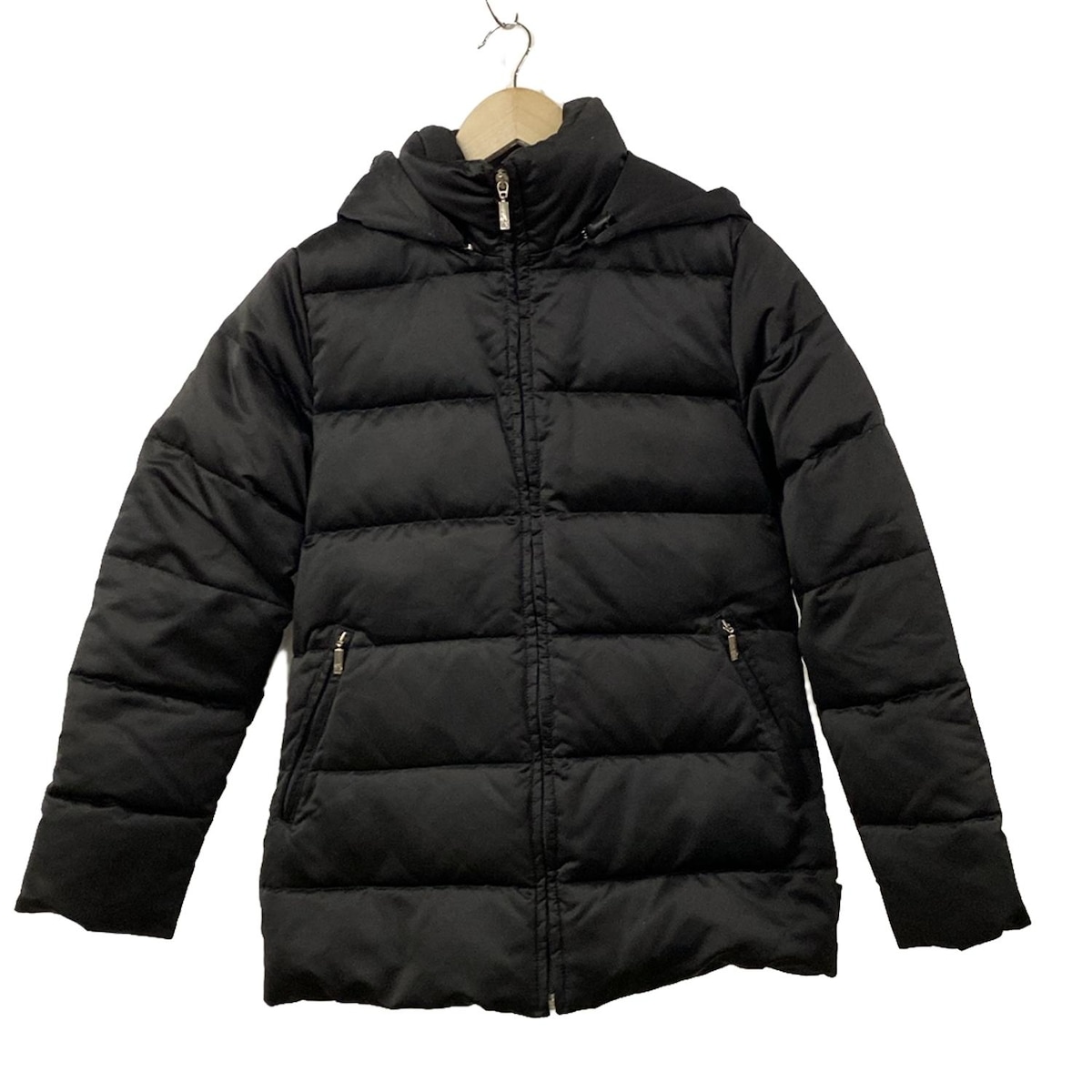 MONCLER ハイブリッド 切替 ダウンジャケット 黒 M相当 モンクレール ニット×ダウン ハイブリッドジャケット