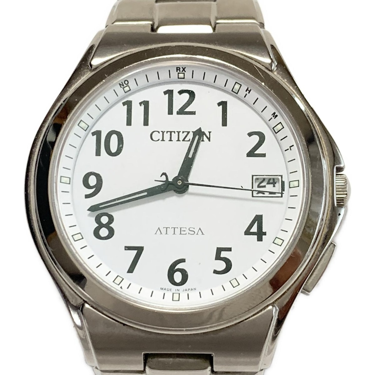 【中古】CITIZEN(シチズン) ATTESA(アテッサ) 腕時計 エコドライブ 白