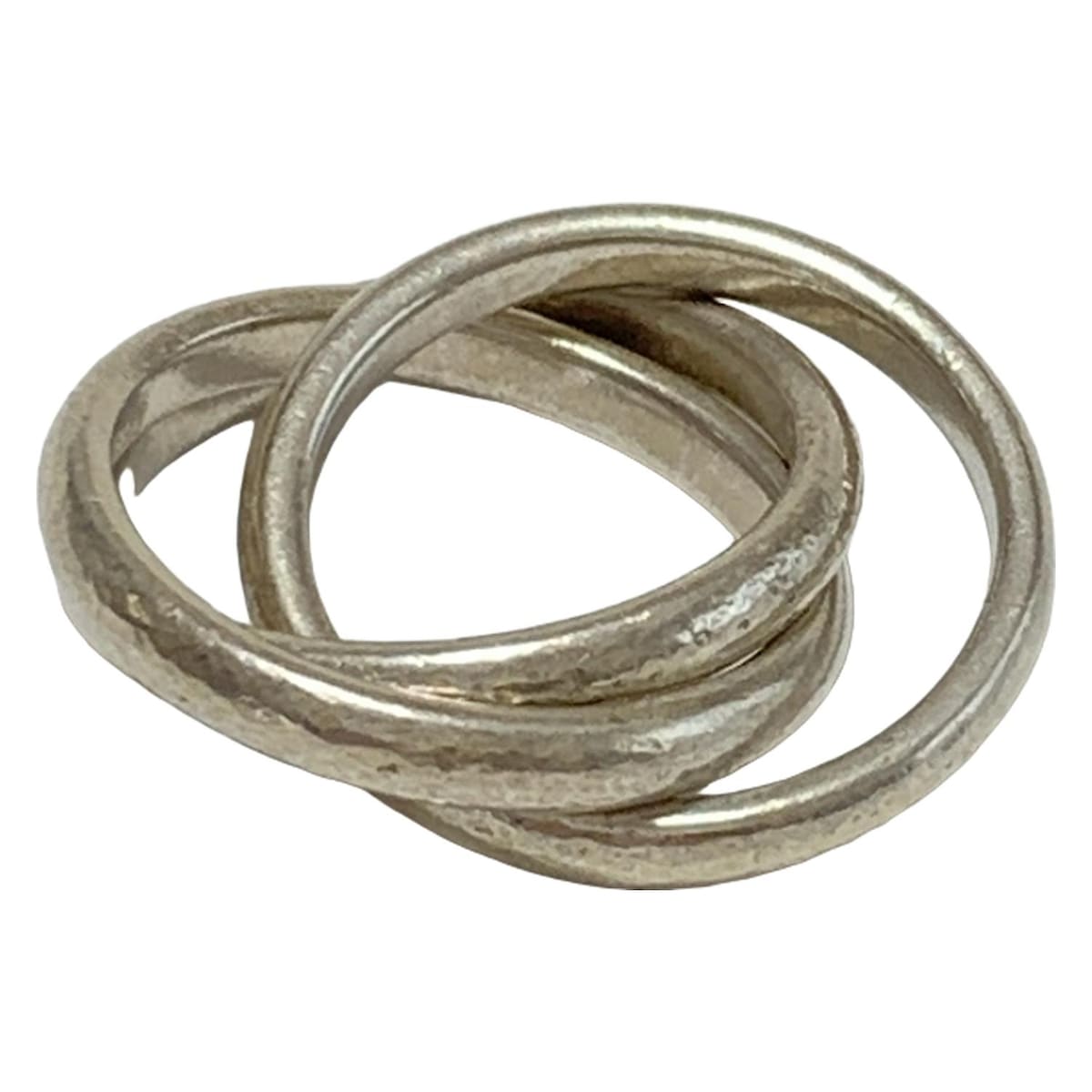 楽天市場】ティファニー 3連 リング K14KT 10号 指輪 TIFFANY&Co