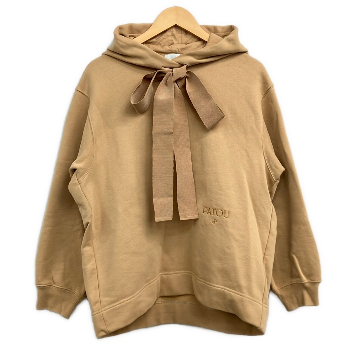 【新着】【中古】PATOU(パトゥ) パーカー 長袖 ベージュ