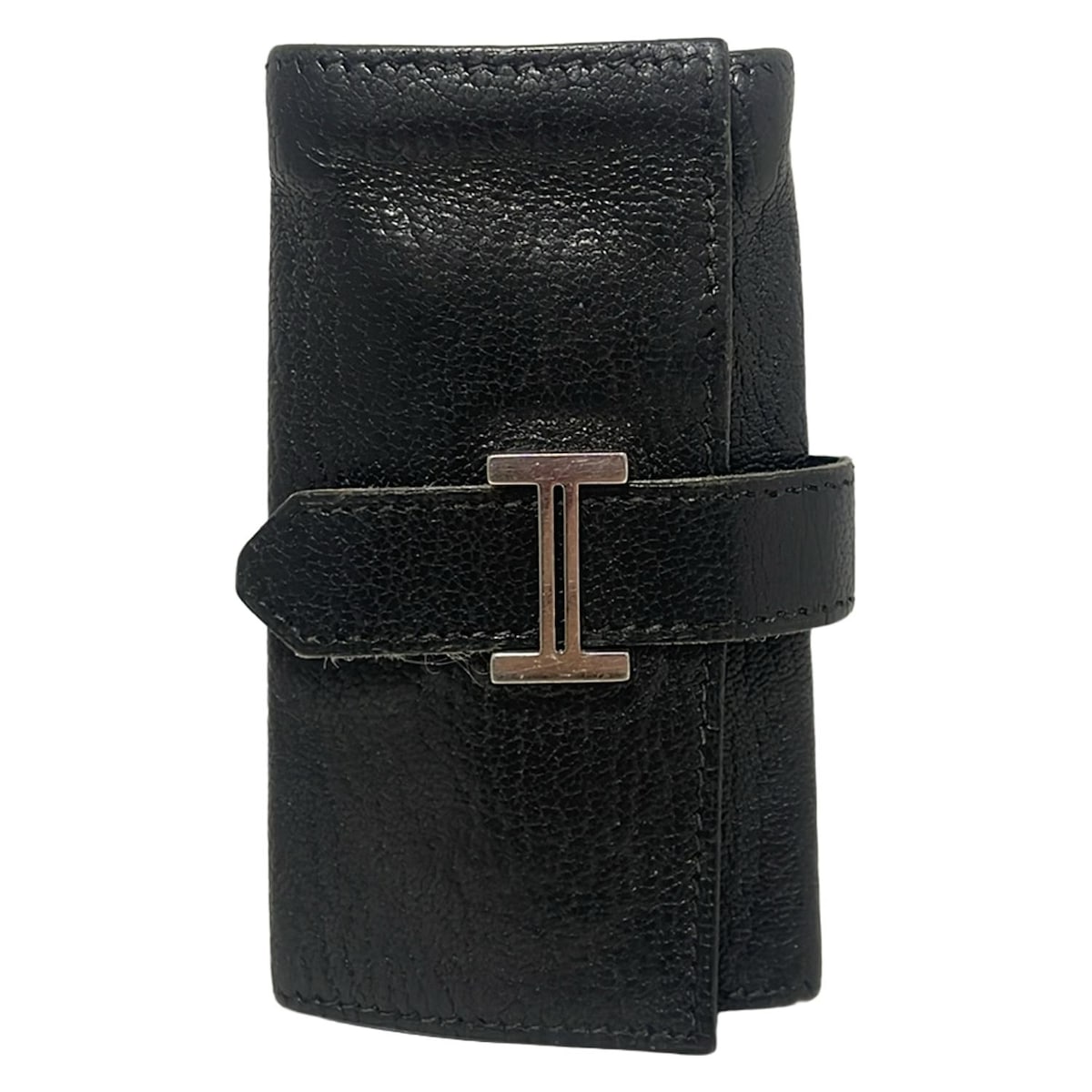 【中古】HERMES(エルメス) ベアン キーケース 4連フック/新型金具 黒