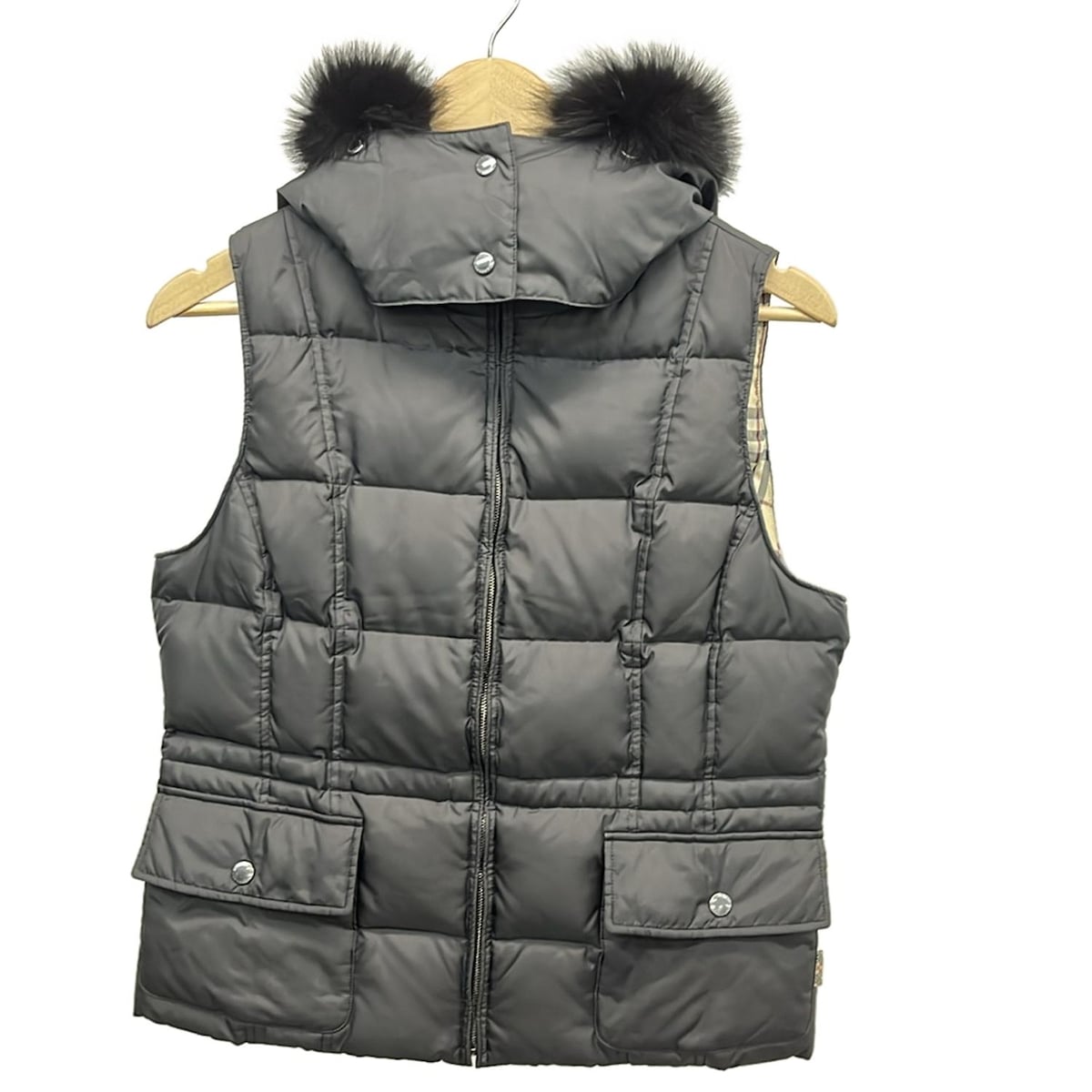 楽天市場】BURBERRY BLACK LABEL DOWN VEST Size-M BMP27-715-03