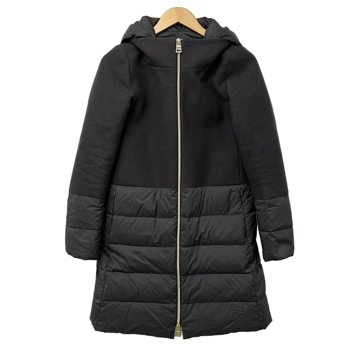 【中古】HERNO(ヘルノ) ダウンコート 長袖/冬 ダークグレー
