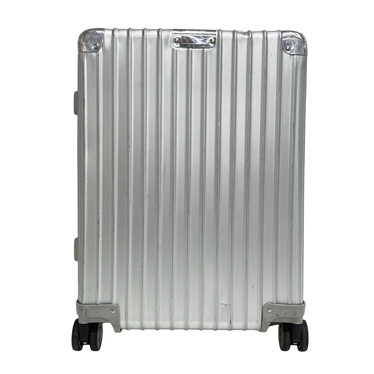 【中古】RIMOWA(リモワ) クラシックフライト キャリーバッグ TSAロックナンバー/4輪 シルバー