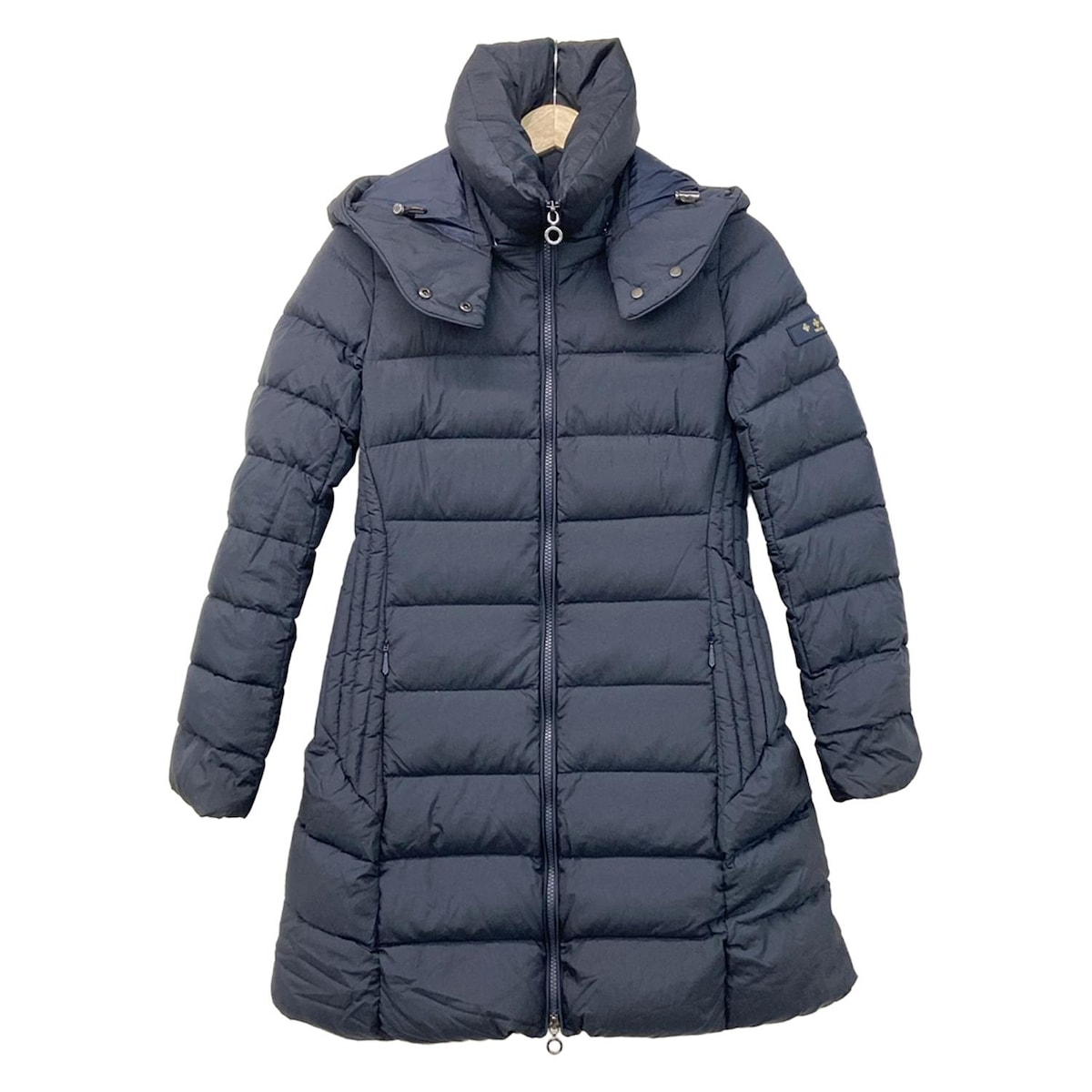 【中古】TATRAS(タトラス) ダウンコート 長袖/フード着脱可/冬 ネイビー