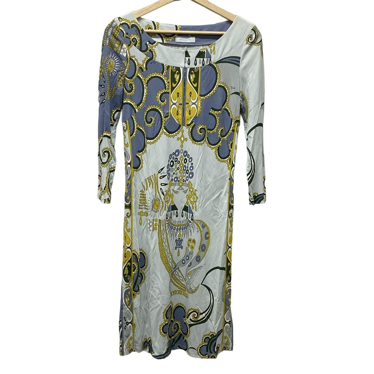 EMILIO PUCCI ワンピース 楽天市場】【エミリオプッチ】Emilio Pucci 総柄 七分丈ワンピース