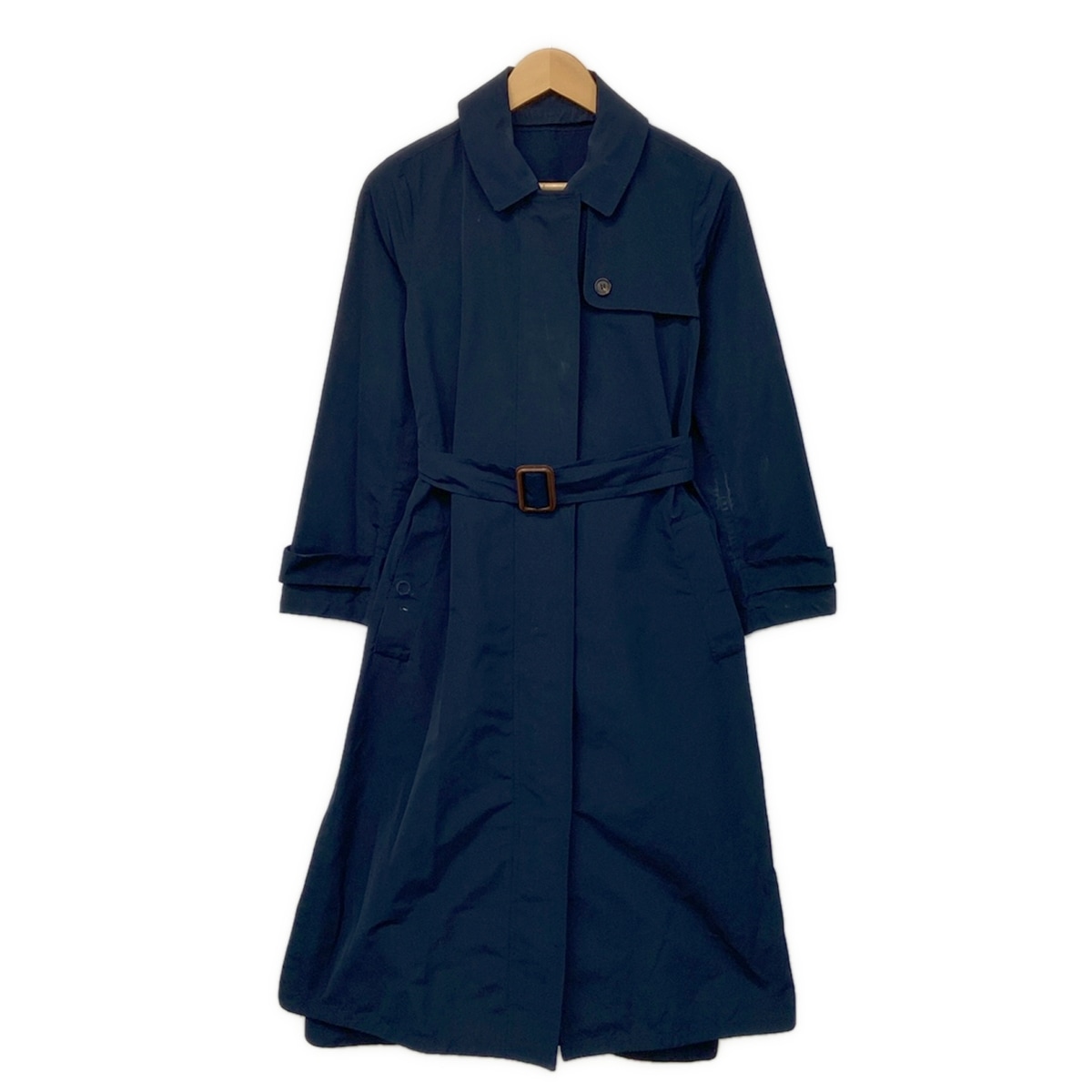 【中古】S Max Mara(マックスマーラ) トレンチコート 長袖/春/秋 ネイビー