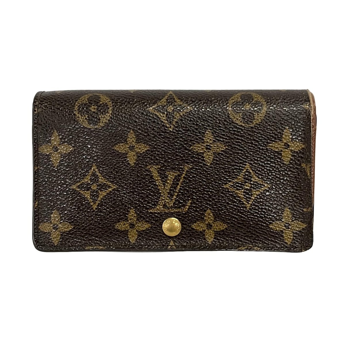 【中古】LOUIS VUITTON(ルイヴィトン) ポルトフォイユ・トレゾール 2つ折り財布