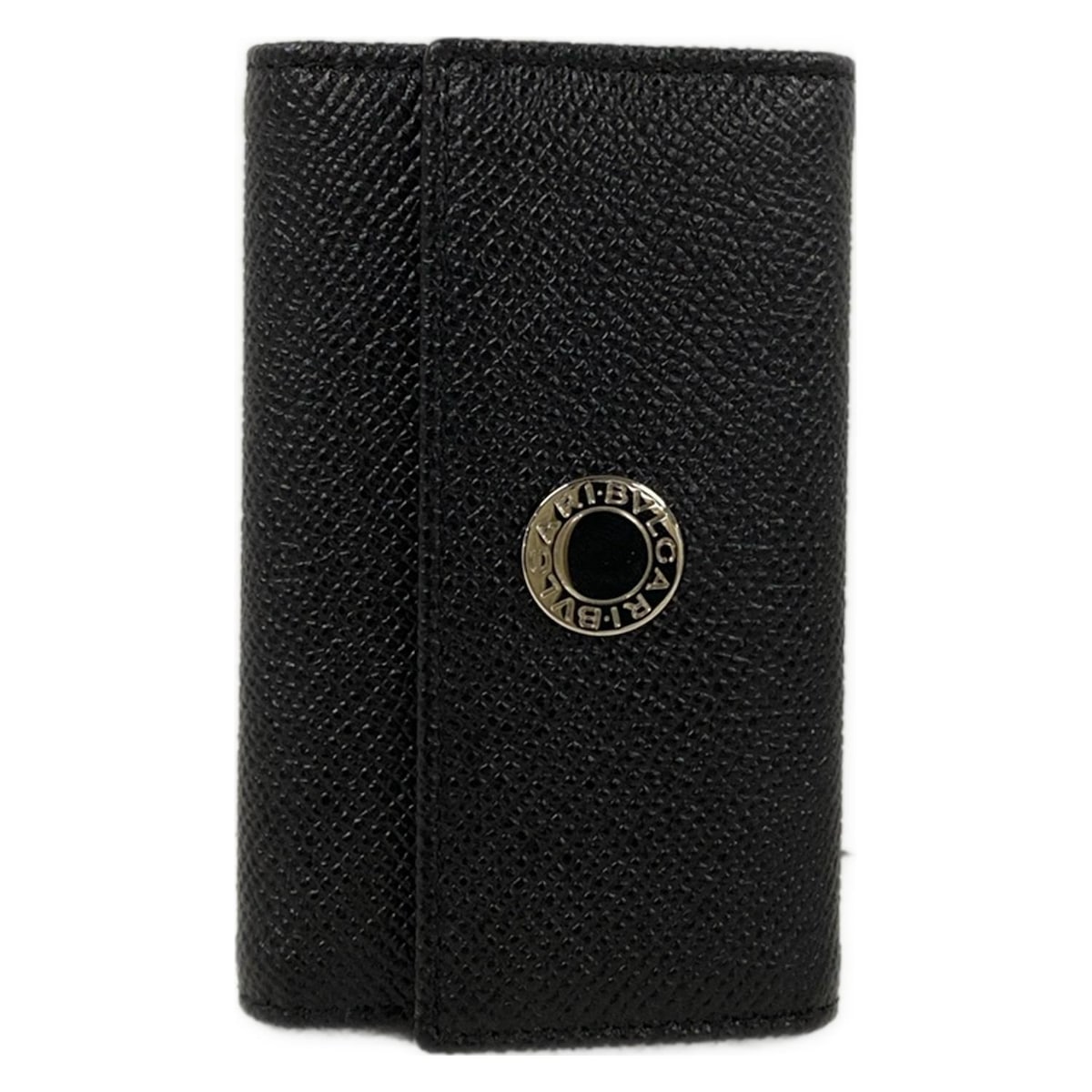 【中古】BVLGARI(ブルガリ) ブルガリブルガリ キーケース 6連フック 黒 レザー
