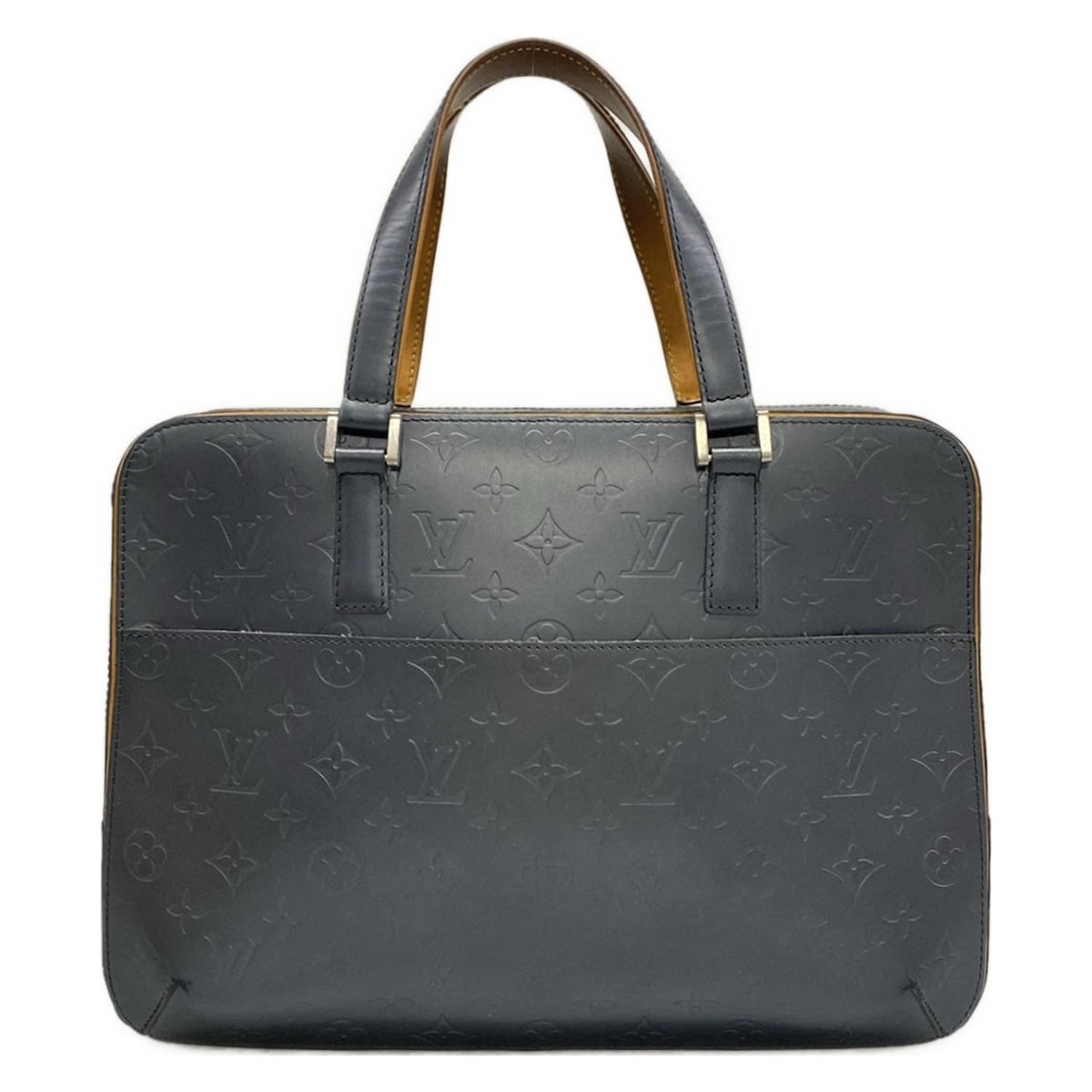 【中古】LOUIS VUITTON(ルイヴィトン) マルデン ハンドバッグ ブルー