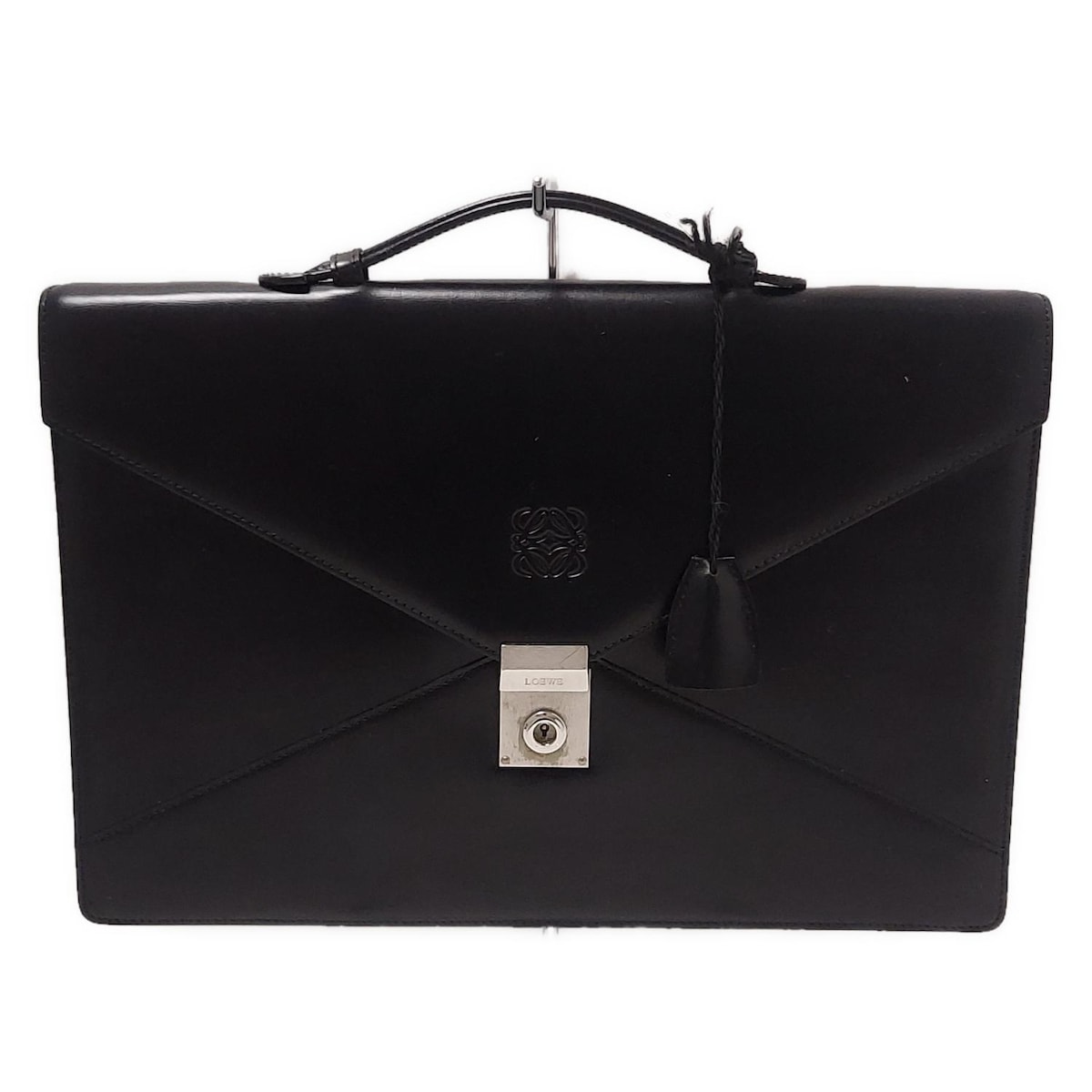 楽天市場】ロエベ LOEWE ビジネスバッグ アナグラム ブラウン