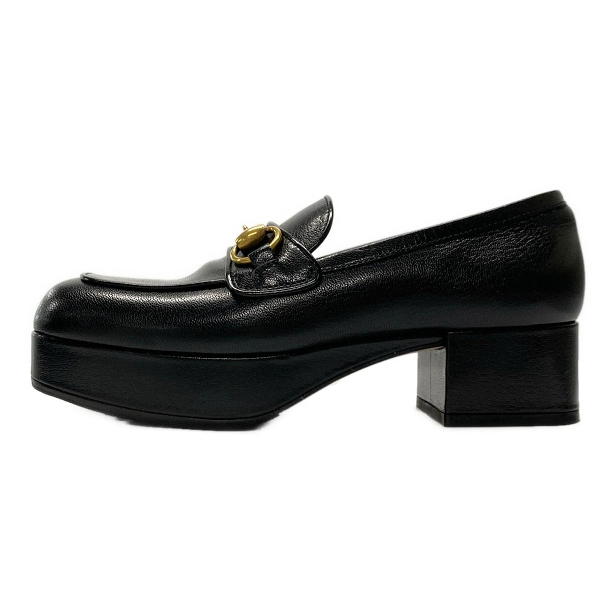 GUCCI グッチ スエード 黒 ホース ビット ローファー 41 1/2 美品♡ グッチ ホースビットローファー スエードレザー ブラック