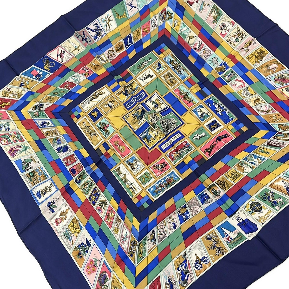 楽天市場】【美品】 HERMES / エルメス | カレ90 CHIFFRES ET