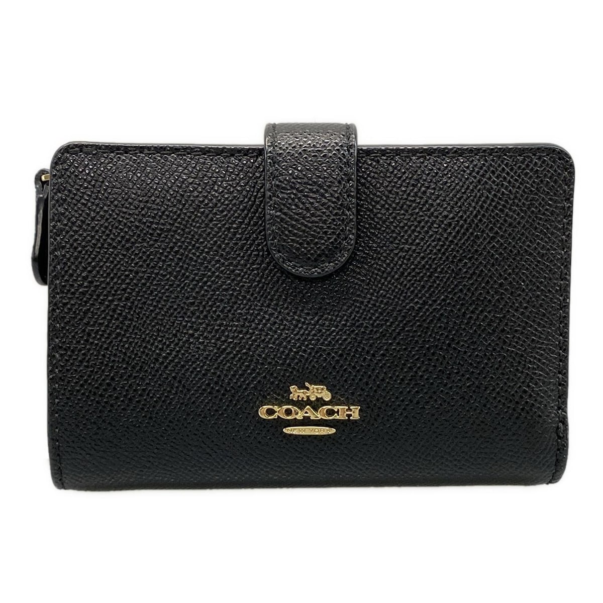 楽天市場】【中古】COACH 二つ折り財布 シグネチャー PVC レザー