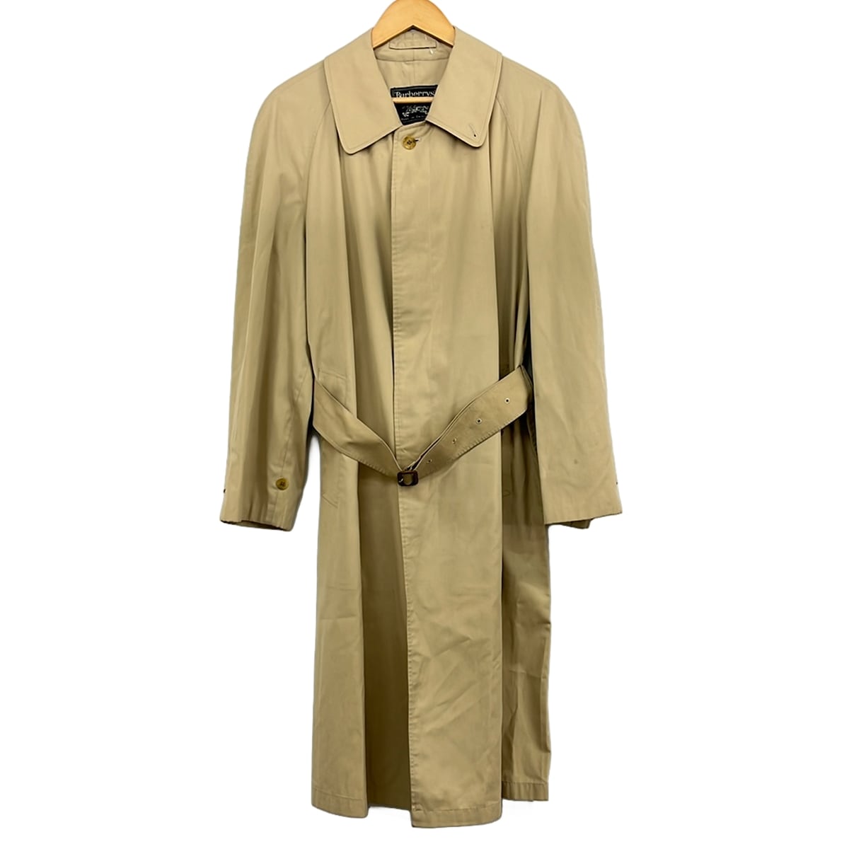 【中古】Burberry\u0027s(バーバリーズ) 厚地の外套 長袖/春/秋/名まえ刺しゅう ベージュ 綿織物
