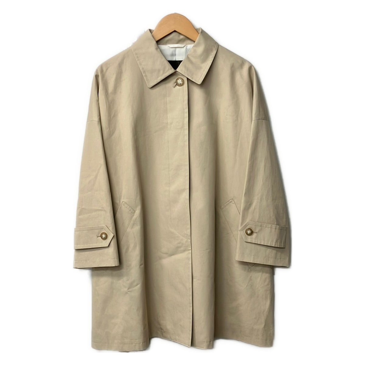 【中古】MACKINTOSH LONDON(マッキントッシュ英国の首都) 厚地の外套 ステンカラー厚地の外套/長袖/春/秋 ベージュ