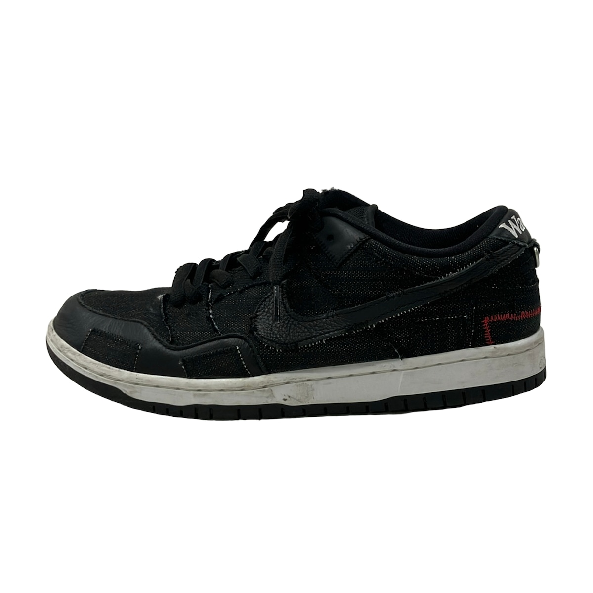 【中古】NIKE(ナイキ) スニーカー Nike SB/WASTED YOUTH X DUNK LOW PRO 黒×白 なめし革