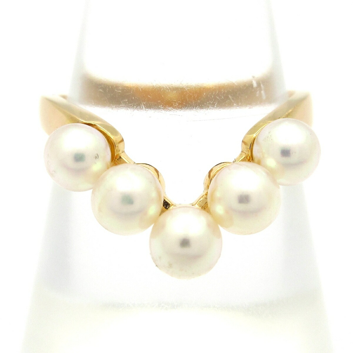 楽天市場】【MIKIMOTO】ミキモト『K18PG ジュ ドゥ リュバン リング