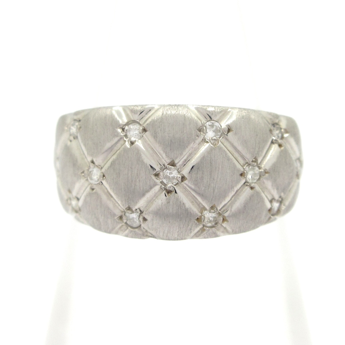 【中古】Unbranded() リング 総重量3.6ｇ/ダイヤ0.09ct Pt900&times;ダイヤモンド｜ブランディア　店