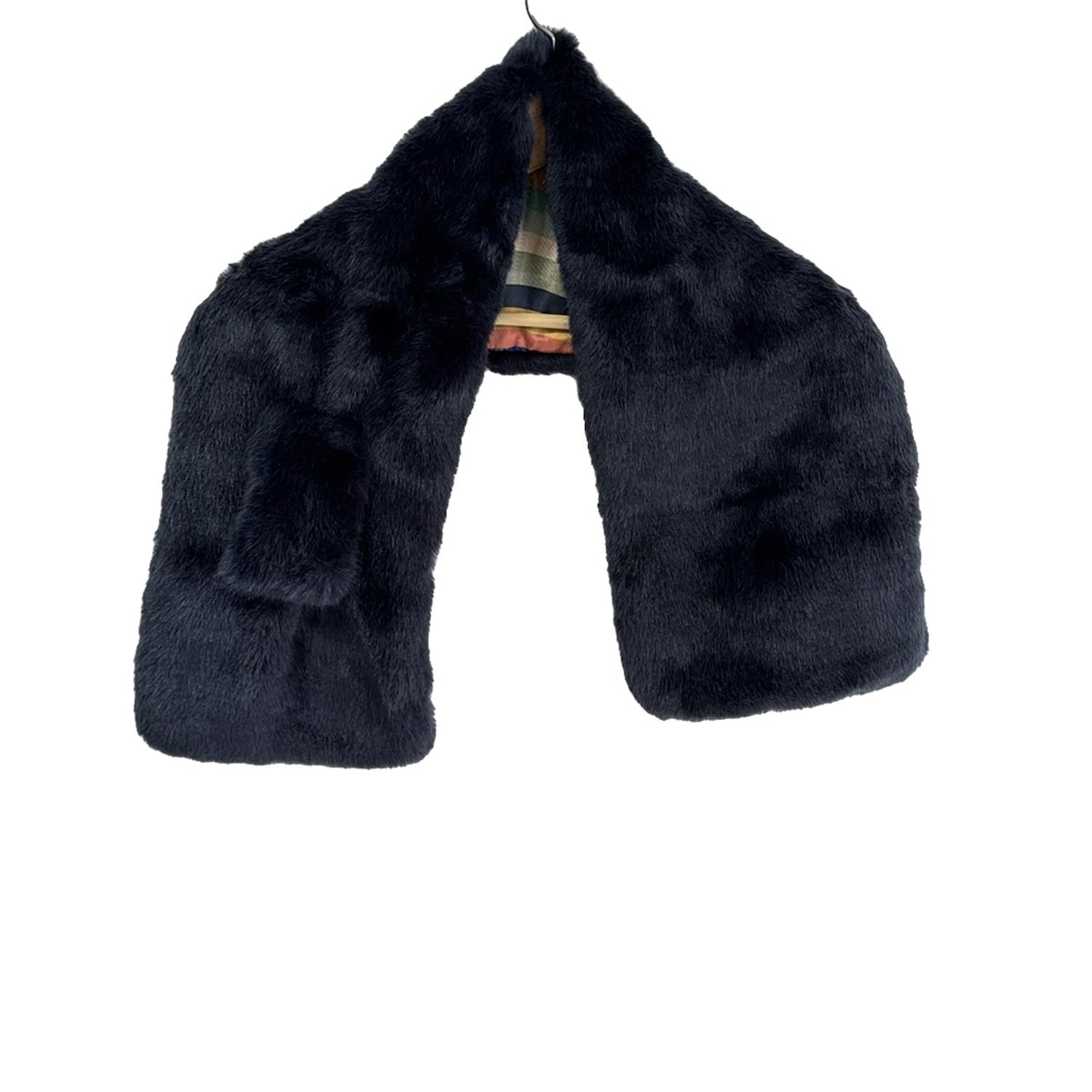 Paul Smith マフラー ブラック　パープル　英国製美品　カシミヤ100% 楽天市場】【未使用品】【アパレル】Paul Smith ポール スミス